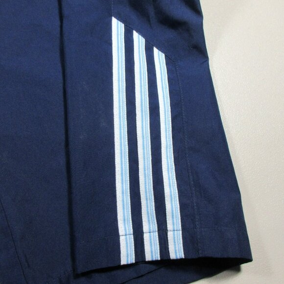 Vintage adidas Y2K womens navy white ClimaProof wide leg capris XL - Picture 8 of 11